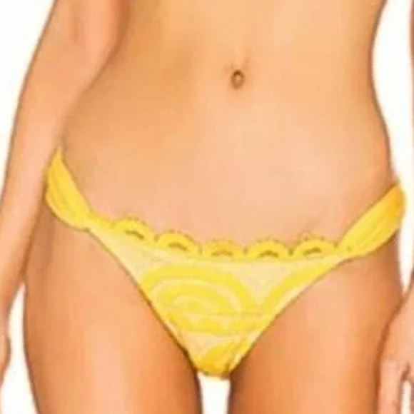 PilyQ Yellow Lace Bikini - Picture 1 of 5